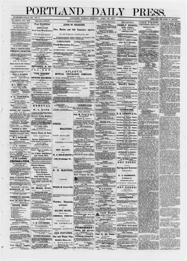 Portland Daily Press: April 23,1872