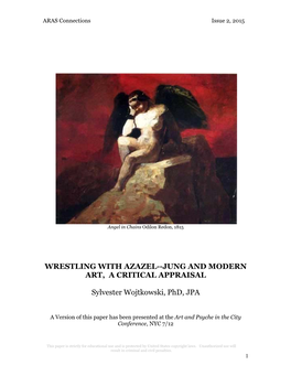 Wrestling with Azazel--Jung and Modern Art, a Critical Appraisal