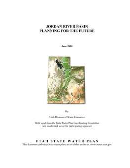 Jordan River Basin Planning for the Future