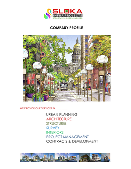 Company Profile Urban Planning Architecture Structures Survey Interiors Project Management Contracts & Development