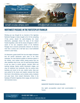 Northwest Passage: in the Footsteps of Franklin