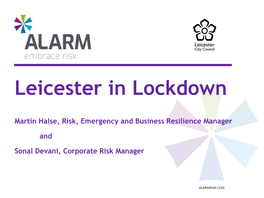 Leicester in Lockdown