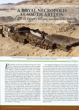 SOUTH ABYDOS on Egypt's Secondc ^ ______J Tintermediate — I______J* Period