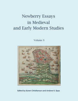Newberry Essays in Medieval and Early Modern Studies