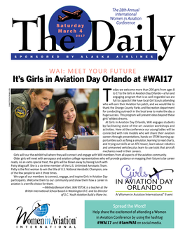 It's Girls in Aviation Day Orlando at #WAI17