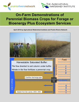 On-Farm Demonstrations of Perennial Biomass Crops for Forage Or Bioenergy Plus Ecosystem Services