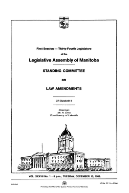 Legislative Assembly of Manitoba