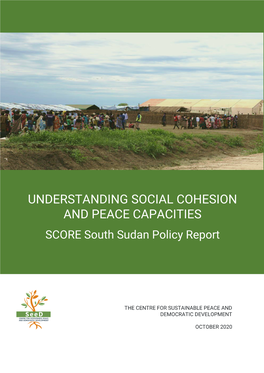 Social Cohesion and Reconciliation Index For
