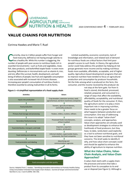 Value Chains for Nutrition