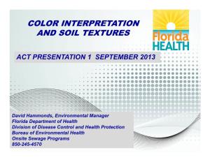Color Interpretation and Soil Textures