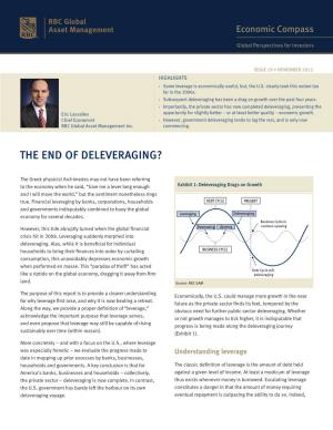 The End of Deleveraging?