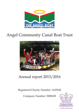 Angel Community Canal Boat Trust