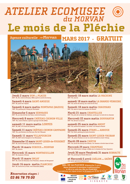Du MORVAN Le Mois De La Pléchie Agence Culturelle MARS 2017 - GRATUIT