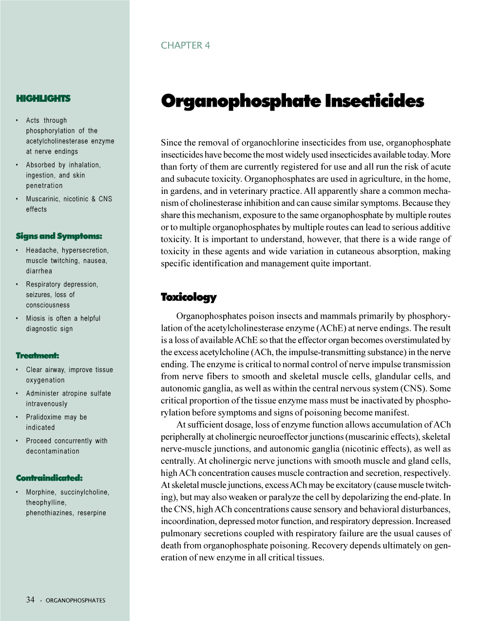 Organophosphate Insecticides