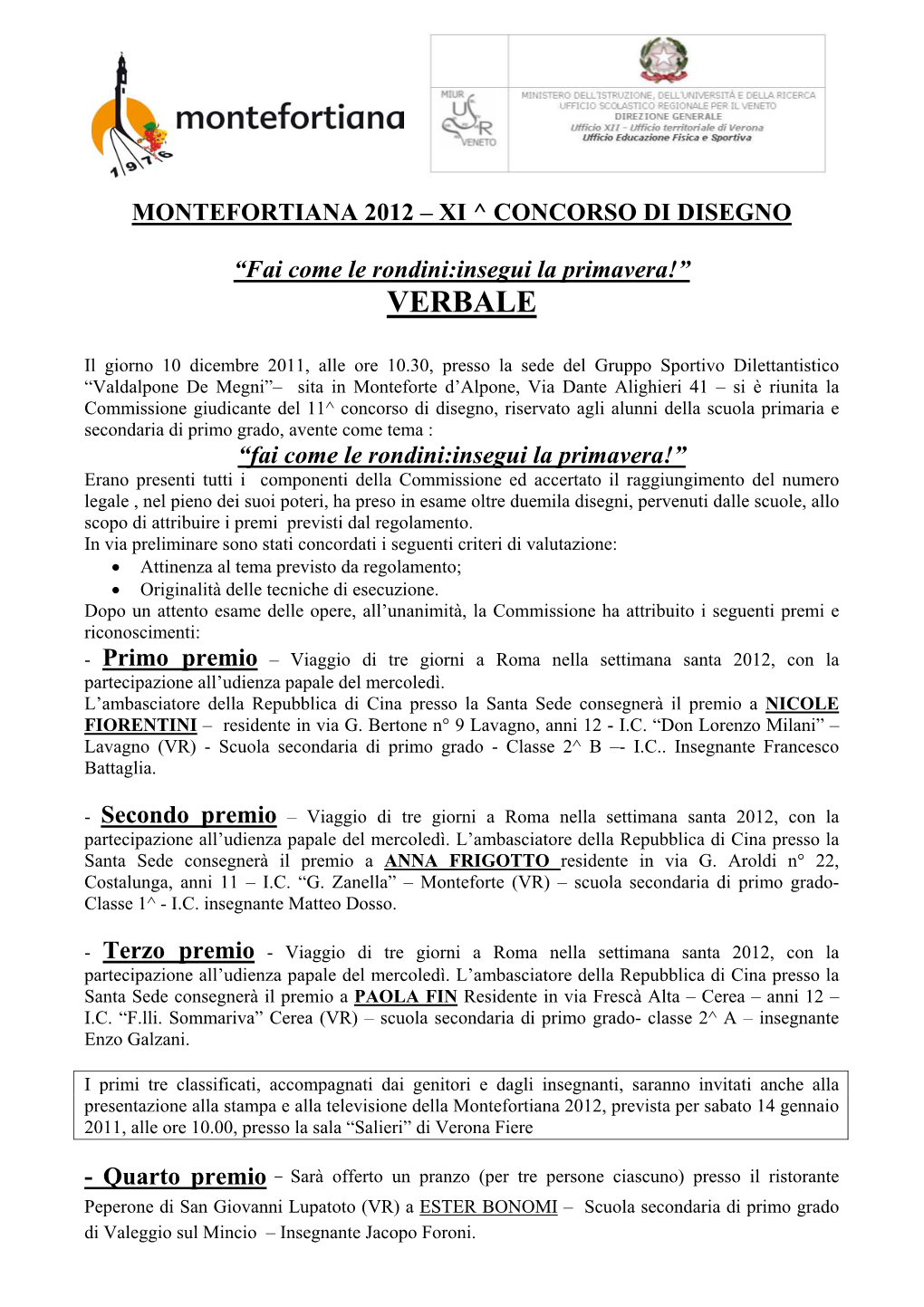 MONTEFORTIANA-VERBALE-CONCORSO-2011.Pdf