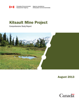 Kitsault Mine Project Comprehensive Study Report