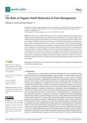 The Role of Organic Small Molecules in Pain Management