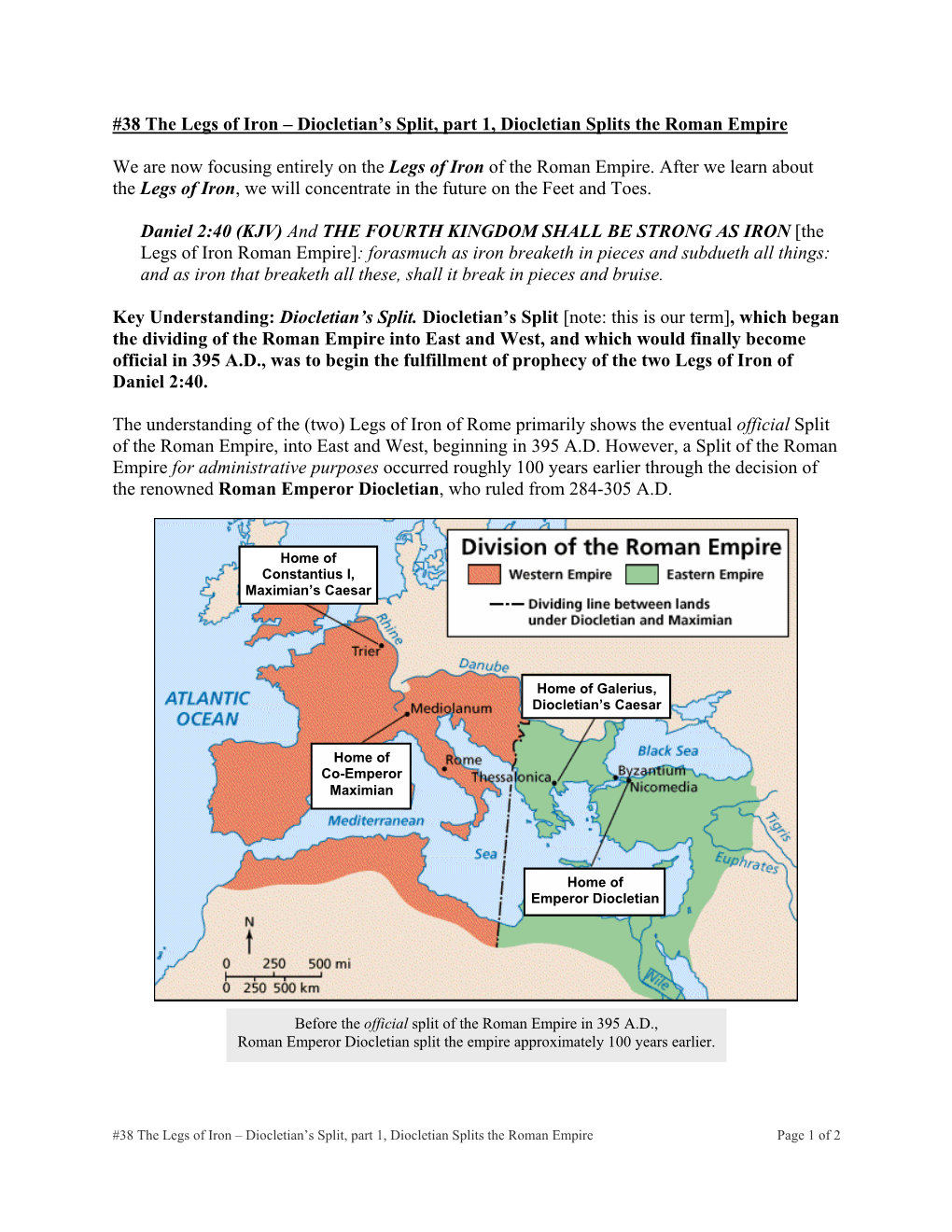 Diocletian's Split, 1, Diocletian Splits the Roman Empire