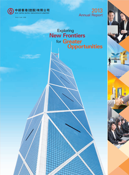 2013 New Frontiers for Greater Opportunities