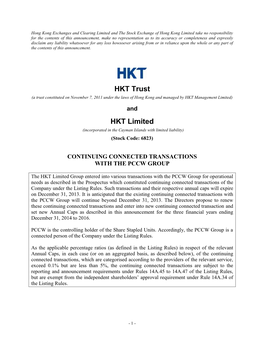 HKT Trust HKT Limited