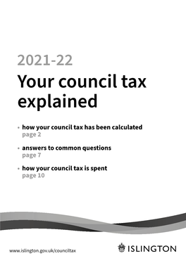 Council Tax Guide 2021-2022