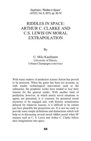 Arthur C. Clarke and Cs Lewis on Moral