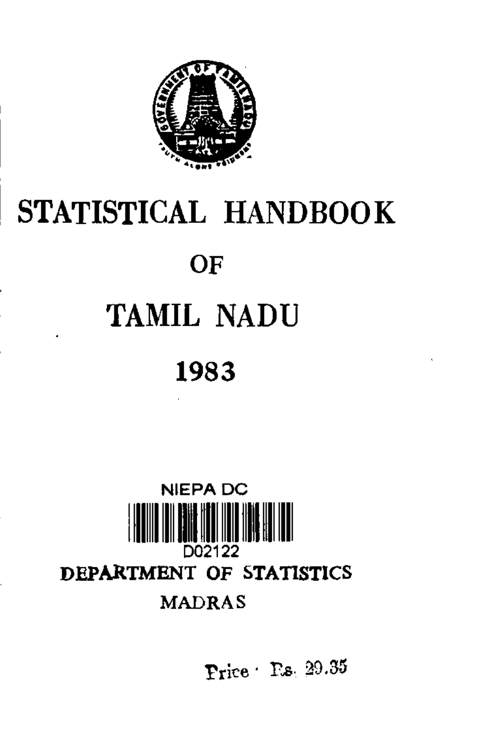 Statistical Handbook Tamil Nadu 1983