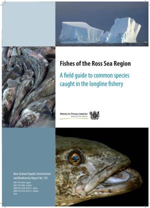 Fishes of the Ross Sea Region a Field Guide to Common Species Caught in the Longline Fishery