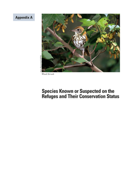 Species of Conservation Concern