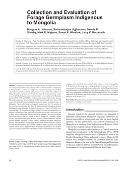 Rangelands of Central Asia: Proceedings of the Conference on Transformations, Issues, Mountain Range in the West to the Great Khyangan Mountains and Future Challenges