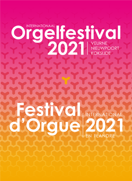 Festival D'orgue 2021 Orgelfestival 2021