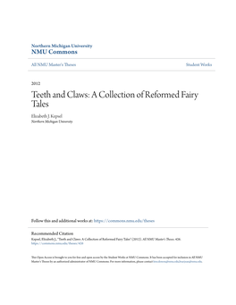 A Collection of Reformed Fairy Tales Elizabeth J