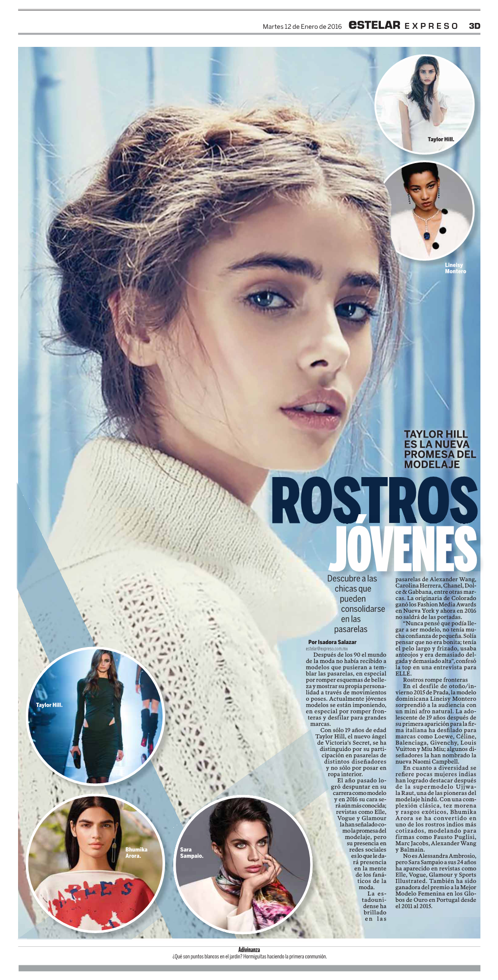 Taylor Hill Es La Nueva Promesa Del Modelaje