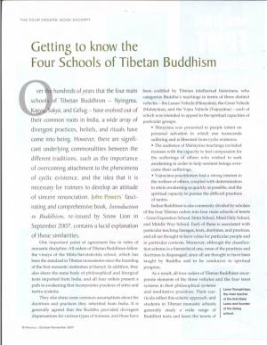 Getting to Know the Four Schools of Tibetan Buddhism