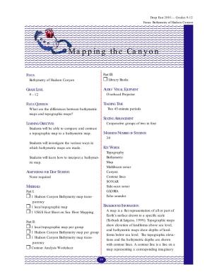 Mapping the Canyon