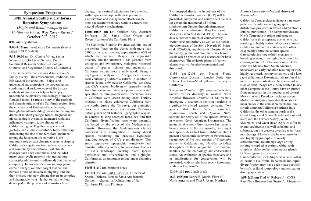 2013 Origin and Relationships of The