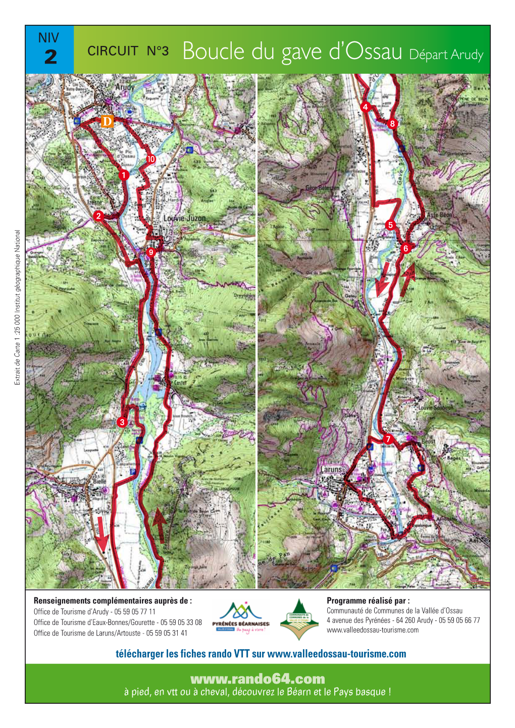 Boucle Du Gave D'ossau Départ Arudy