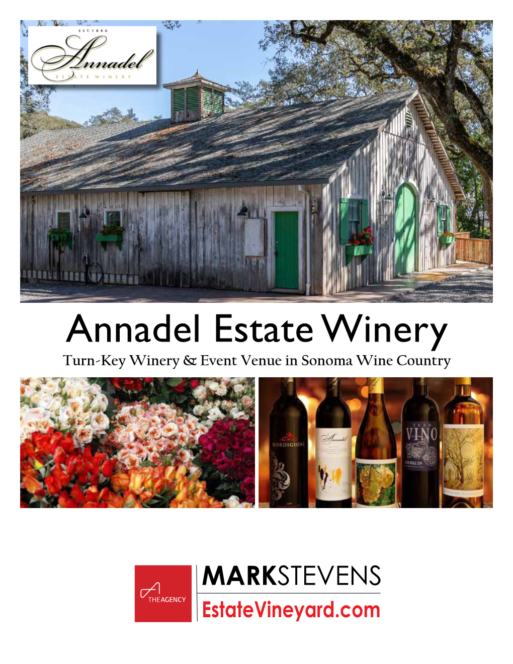 Annadel Estate Winery Turn-Key Winery & Event Venue in Sonoma Wine Country