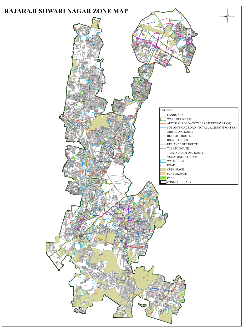 Rajarajeshwari Nagar Zone Map 1 2 I