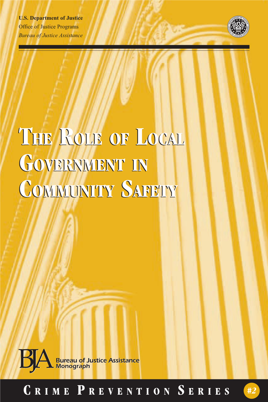 The Role of Local Government in Community Safety