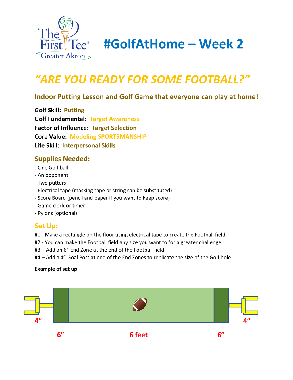 Golfathome – Week 2