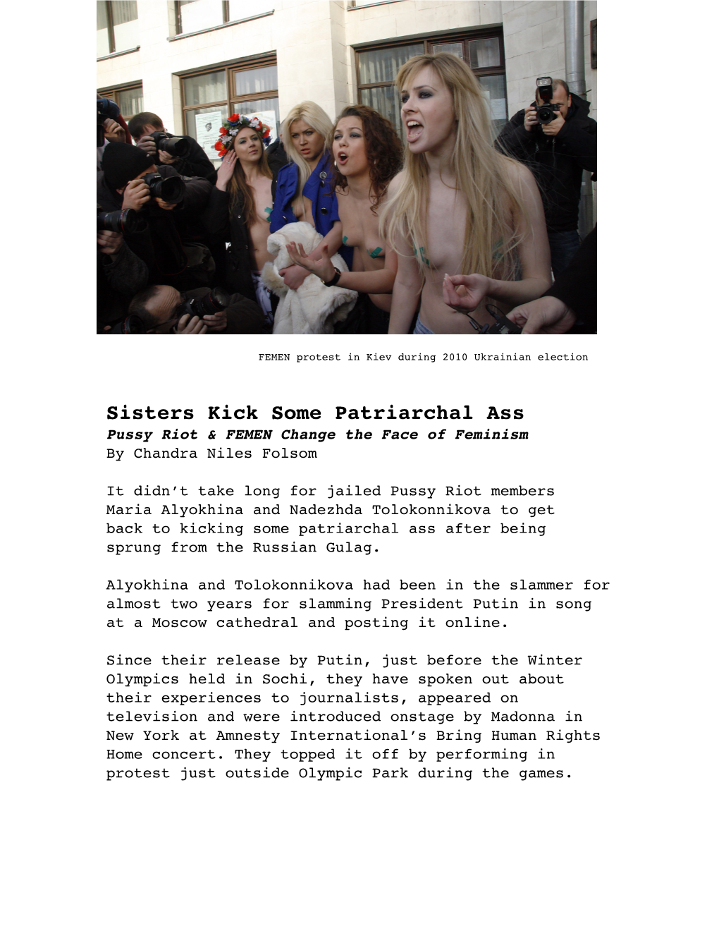 Pussy Riot & Femen