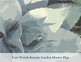 Fort Worth Botanic Garden Master Plan