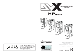 DVX HP Series-MAN.Cdr