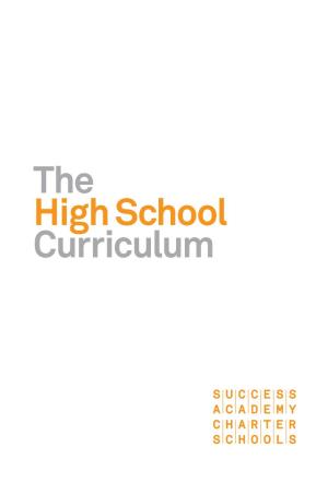 High School Curriculum TABLE of CONTENTS 2 Table of Contents