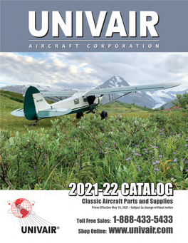 TABLE of CONTENTS 1 1 About Univair Aircraft Corporation