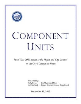 Component Units