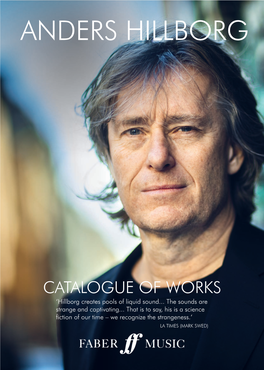 Anders Hillborg Catalogue of Works