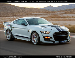 Shelby Gt500 Dragon Snake Concept