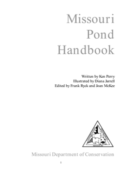 Missouri Pond Handbook